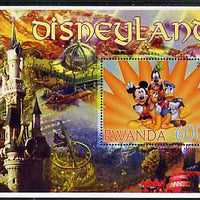 Rwanda 2005 Disneyland perf m/sheet unmounted mint