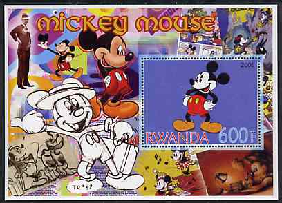 Rwanda 2005 Disney's Mickey Mouse perf m/sheet unmounted mint