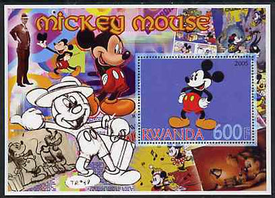 Rwanda 2005 Disney's Mickey Mouse perf m/sheet unmounted mint