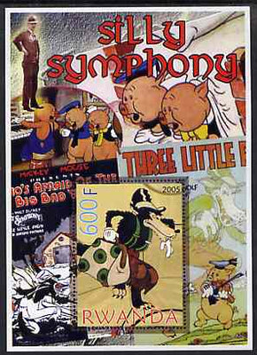 Rwanda 2005 Disney's Silly Symphony perf m/sheet unmounted mint