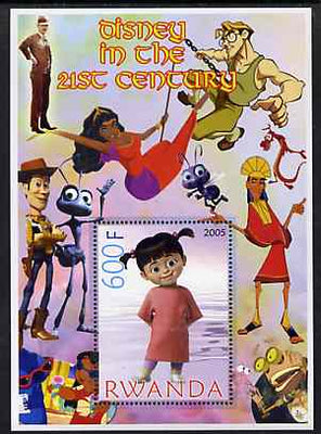 Rwanda 2005 Disney in the 21st Century perf m/sheet unmounted mint