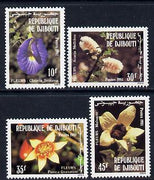 Djibouti 1981 Flowers set of 4 unmounted mint (SG 831-4)