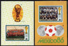 St Vincent - Grenadines 1986 World Cup Football the set of two m/sheets unmounted mint SG MS 476