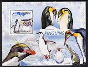Guinea - Bissau 2009 Penguins perf s/sheet unmounted mint
