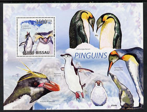 Guinea - Bissau 2009 Penguins perf s/sheet unmounted mint