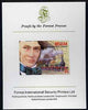 St Vincent - Bequia 1986 Locomotives & Engineers (Leaders of the World) $1.00 (Sir Daniel Gooch & Firefly) imperf proof mounted on Format International proof card