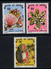 Wallis & Futuna 1979 Flowering & Fruiting Trees set of 3 unmounted mint, SG 319-21