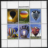 Karjala Republic 2000 Ballooning perf sheetlet containing set of 6 values complete unmounted mint