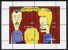 Kamchatka Republic 1999 ? Beavis & Butthead composite perf sheetlet containing complete set of 4 values unmounted mint