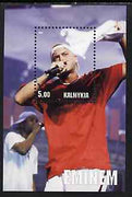 Kalmikia Republic 2001 Eminem perf souvenir sheet unmounted mint