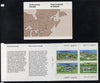 Canada 1985 Forts complete set of 10 (SG 1163a) in $3.40 booklet (brown cover showing map) SG SB96