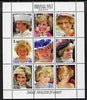 Estonia (Hiiumaa) 2000 Princess Diana perf sheetlet containing set of 9 values unmounted mint