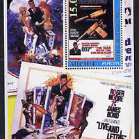 Abkhazia 2003 Europa (Movie Posters) - James Bond perf souvenir sheet unmounted mint