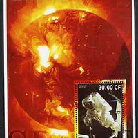 Congo 2002 Space perf s/sheet #01 unmounted mint