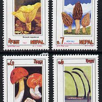 Nepal 1994 Fungi set of 4 unmounted mint, SG 585-88*