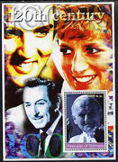 Somalia 2002 20th Century Icons #2 (The Pope) perf s/sheet (also shows Elvis, Walt Disney & Diana in background) unmounted mint. Note this item is privately produced and is offered purely on its thematic appeal