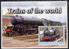 Ivory Coast 2003 Trains of the World #2 perf m/sheet unmounted mint