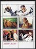 Mordovia Republic 2002 Alicia Keys perf sheetlet containing 6 values unmounted mint