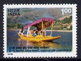 India 1978 Travel Association (Shikara) unmounted mint SG 876*