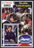 Guinea - Conakry 2003 Shuttle Catastrophe #1 perf m/sheet (Ilan Ramon & Concorde) unmounted mint