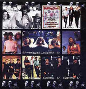 Dagestan Republic 2000 Bee Gees imperf sheetlet containing 12 values unmounted mint