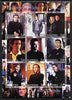 Kalmikia Republic 2002 La Femme Nikita - Roy Dupuis imperf sheetlet containing 9 values unmounted mint