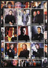 Kalmikia Republic 2002 La Femme Nikita - Roy Dupuis perf sheetlet containing 9 values unmounted mint