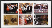 Mordovia Republic 2002 The West Wing imperf sheetlet containing 6 values unmounted mint