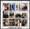 Altaj Republic 2002 Popular TV Shows #2 perf sheetlet containing set of 12 values unmounted mint