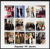 Altaj Republic 2002 Popular TV Shows #2 imperf sheetlet containing set of 12 values unmounted mint