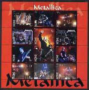 Komi Republic 2003 Metallica perf sheetlet containing 12 values unmounted mint