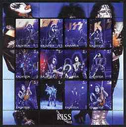 Kalmikia Republic 2003 Kiss perf sheetlet containing 12 values unmounted mint