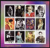 Udmurtia Republic 2001 Legendary Bands #1 imperf sheetlet containing 12 values unmounted mint