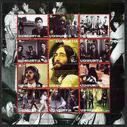 Udmurtia Republic 2003 The Beatles perf sheetlet containing 12 values unmounted mint
