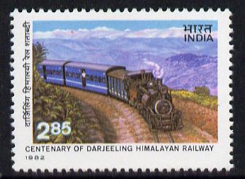 India 1982 Centenary of Darjeeling-Himilayan Railway Centenary unmounted mint SG 1069*