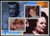 Somalia 2001 In Memoriam - Princess Diana & Walt Disney #13 perf sheetlet containing 2 values with John Wayne & Margaret Thatcher in background unmounted mint