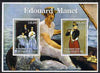 Tadjikistan 2001 Edouard Manet perf sheetlet containing 2 values unmounted mint