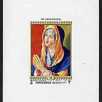 Umm Al Qiwain 1972 Albrecht Durer - The Virgin Praying 3r deluxe sheetlet unmounted mint