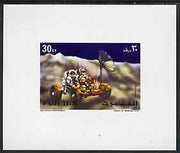 Fujeira 1972 Apollo 15 - Moon Buggy 30dh deluxe sheetlet unmounted mint
