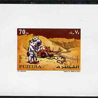 Fujeira 1972 Apollo 15 - Lunar Exploration 70dh deluxe sheetlet unmounted mint
