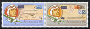 Australia 1984 First Airmail Flights se-tenant pair unmounted mint SG 903a