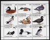 Tadjikistan 1999 Ducks perf sheetlet containing complete set of 9 values unmounted mint