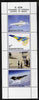 Bashkortostan 2001 X-43A Experimental Aircraft perf sheetlet containing 4 values unmounted mint