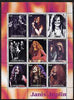 Udmurtia Republic 2000 Janis Joplin perf sheetlet containing 9 values unmounted mint