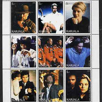Karjala Republic 2000 Movies Scenes perf sheetlet containing complete set of 9 values unmounted mint