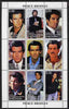 Chechenia 1999 Pierce Brosnan perf sheetlet containing set of 9 values unmounted mint