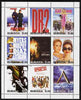 Buriatia Republic 2001 Film Posters perf sheetlet containing set of 9 values unmounted mint,