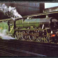 Postcard by Dennis - full colour showing LMS Stanier 'Jubilee' Class 6-6-0 No. 45562 'Alberta', mint & very fine