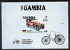 Gambia 1987 Ameripex (Benz Motor Car Centenary) imperf m/sheet (1913 Benz 8/20) from the Format archive imperf proof sheet, as SG MS 658