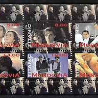 Mordovia Republic 1998 Titanic #2 perf sheetlet containing 6 values unmounted mint
